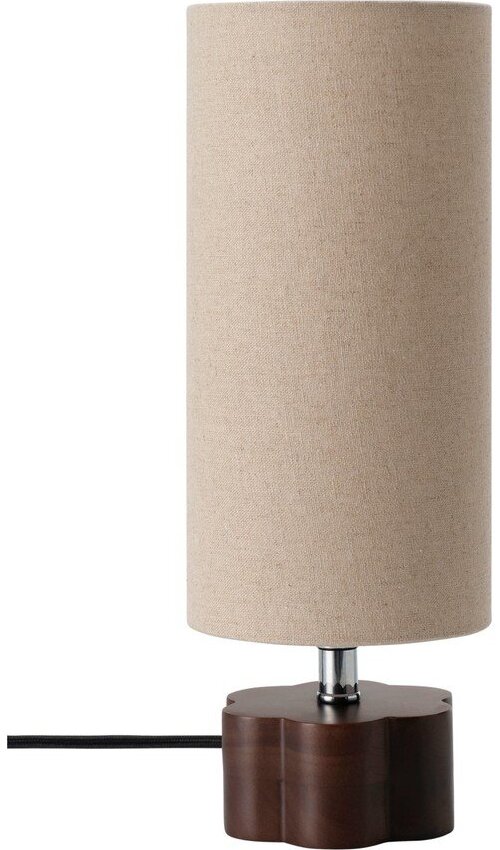 Hnědá/béžová lněná stolní lampa (výška 33,5 cm) Joline – Ellos Home