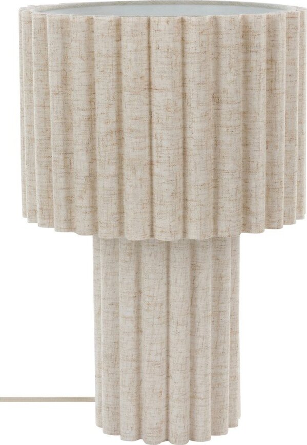 Béžová lněná stolní lampa (výška 37,5 cm) Alina – Jotex