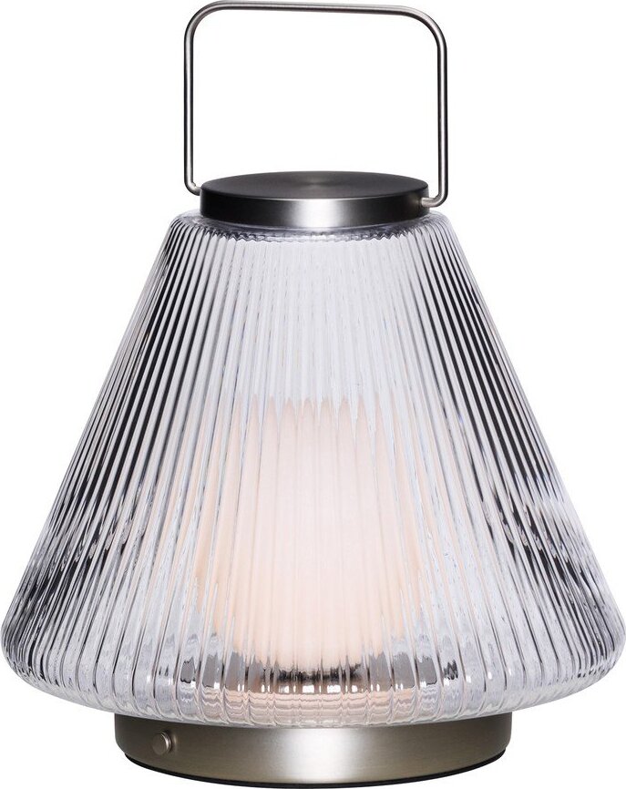 Skleněná LED stolní lampa ø24x28 cm Tou – Hübsch