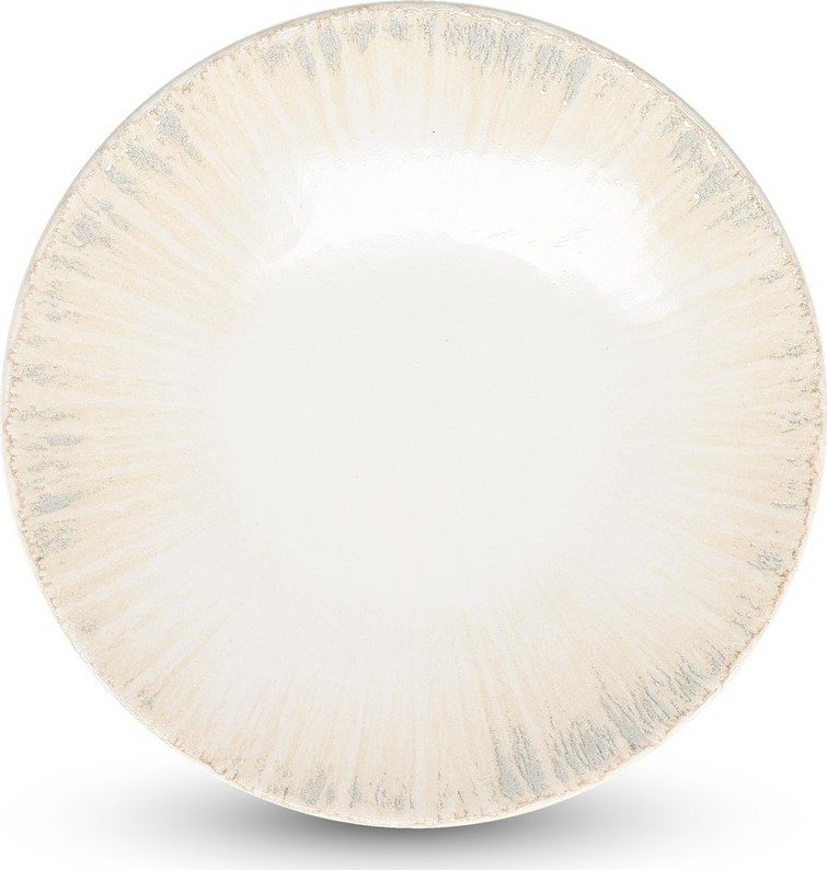 Světle šedý dezertní porcelánový talíř ø 21 cm Nuance – BonBistro
