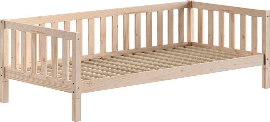 Dětská postel z borovicového dřeva s roštem 90x200 cm v přírodní barvě Dallas – Vipack
