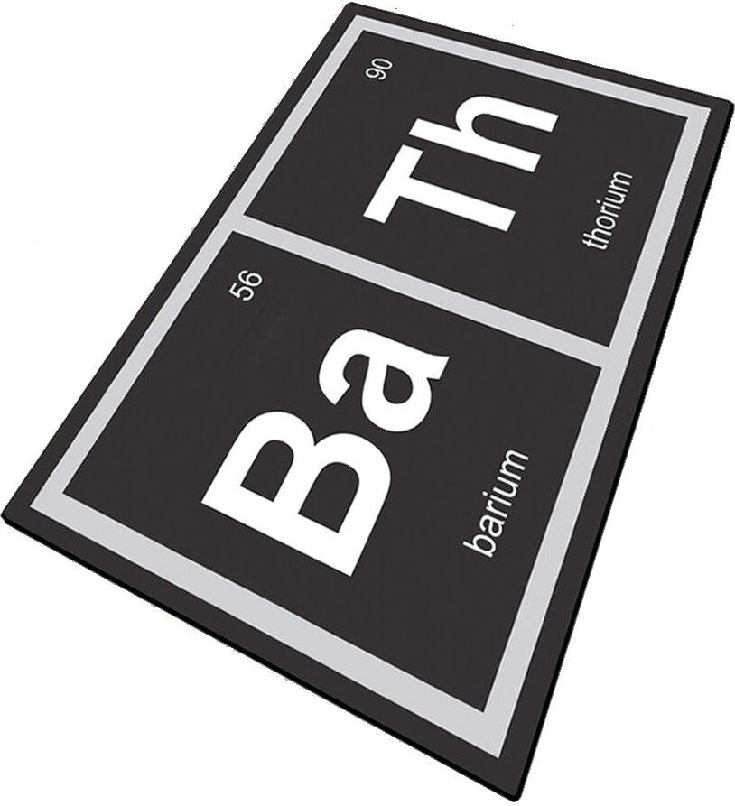 Černá koupelnová předložka 70x120 cm Barium – Foutastic