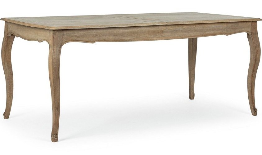 Rozkládací jídelní stůl s přídavnou deskou z mangového dřeva 90x180 cm Domitille – Bizzotto