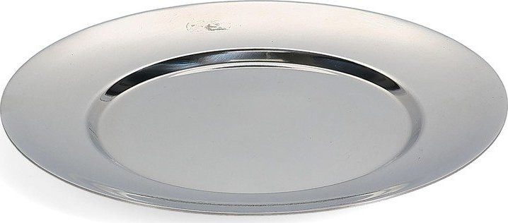 Dezertní nerezový talíř ve stříbrné barvě ø 20 cm Oryn – S|P Collection