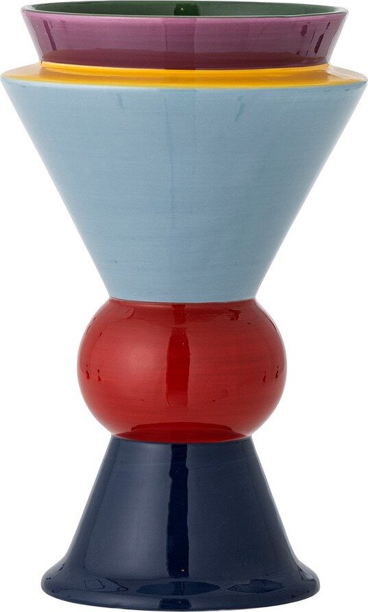 Keramická ručně malovaná váza (výška 26,5 cm) Trilla – Bloomingville — fotka 1