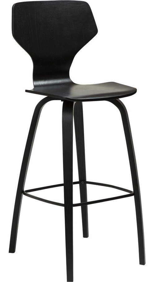 Černá barová židle (výška sedáku 75 cm) S.I.T – DAN-FORM Denmark