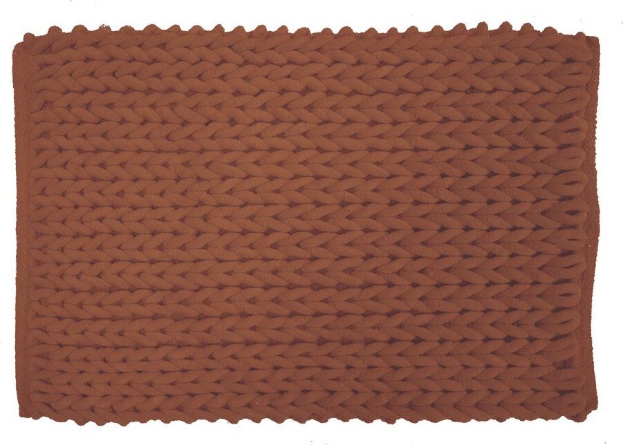 Koupelnová předložka v terakotové barvě 50x80 cm Ariel – douceur d'intérieur