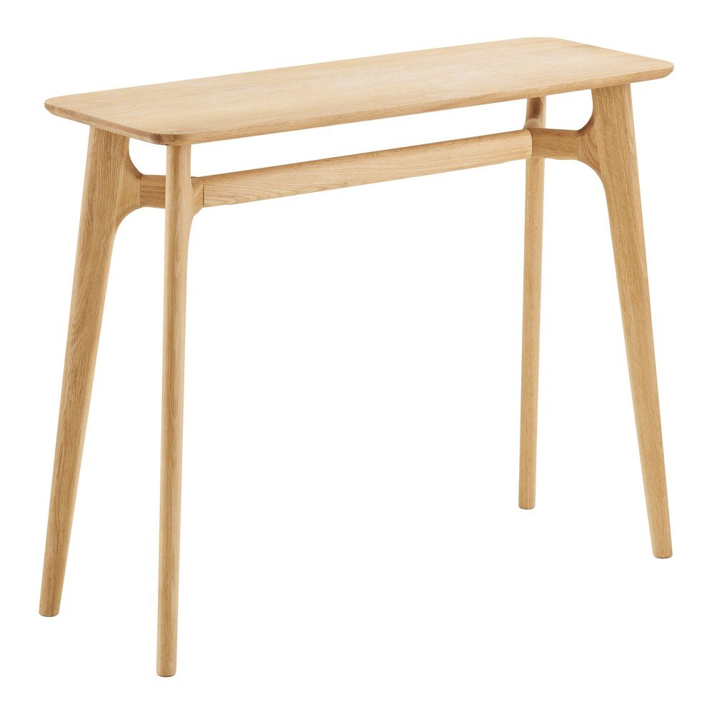 Konzolový stolek v dekoru dubu ve světle přírodní barvě 35x100 cm Rennes – House Nordic
