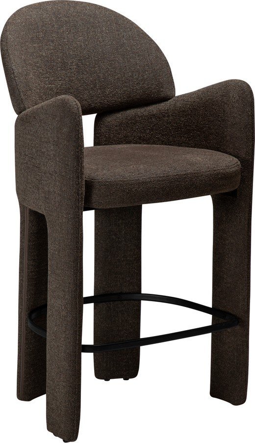 Hnědá barová židle (výška sedáku 68,5 cm) Aole – DAN-FORM Denmark