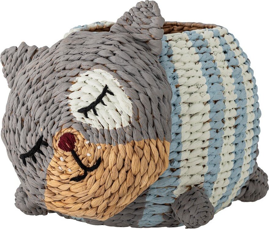 Dětský koš na hračky z vodního hyacintu 30x46x25 cm Mille – Bloomingville Mini — fotka 1