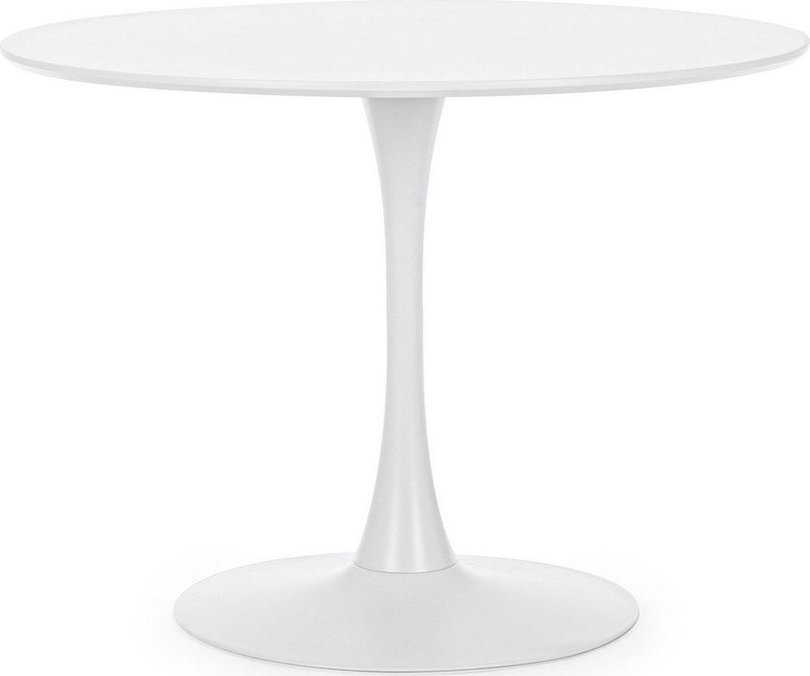 Kulatý jídelní stůl s bílou deskou ø 100 cm Bloom – Bizzotto