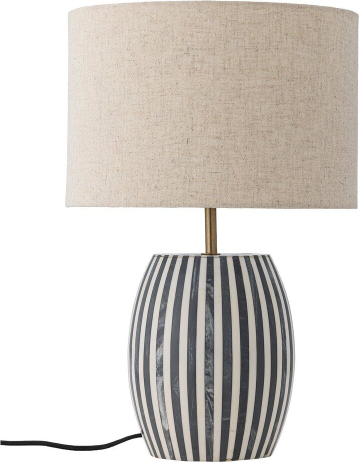Bílá/šedá LED stolní lampa (výška 47 cm) Tali – Bloomingville