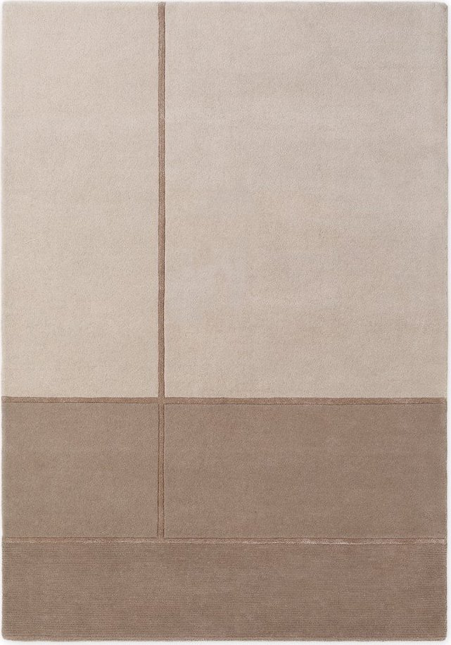 Hnědý/krémový koberec s příměsí vlny 160x230 cm Presilda – Villeroy&Boch