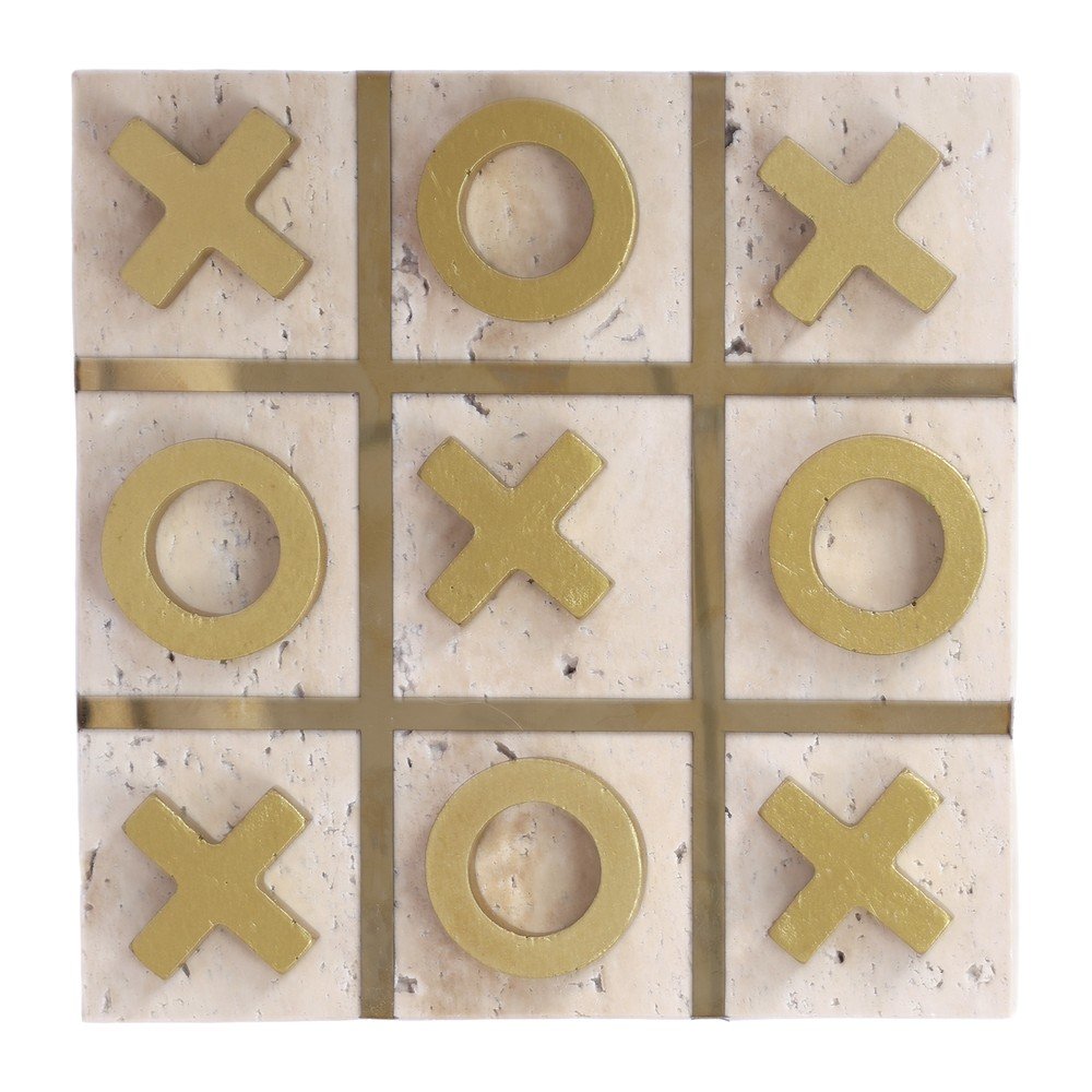 Kamenná drobná dekorace Tic Tac Toe – PT LIVING — fotka 1