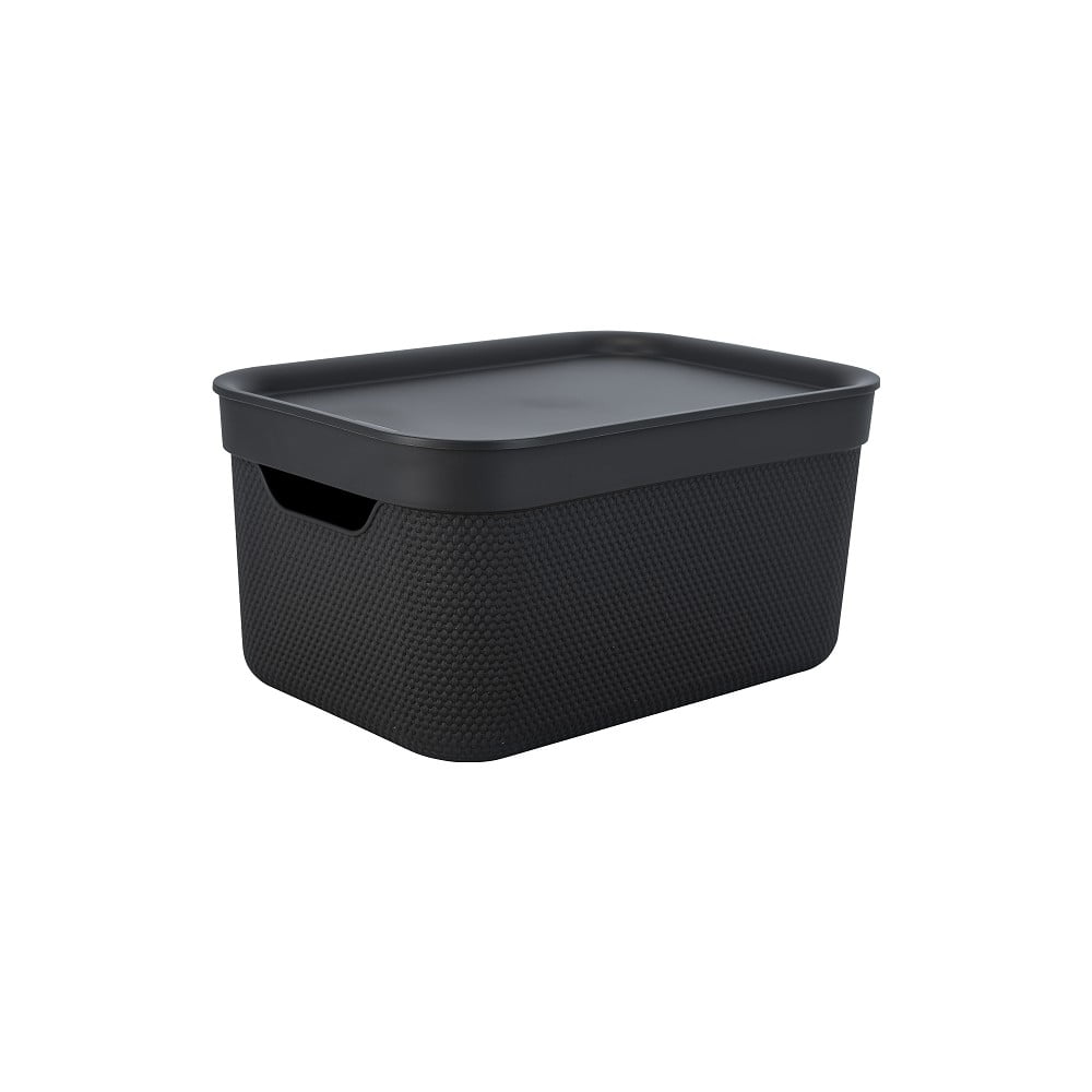 Plastový úložný box s víkem Deco - Rotho