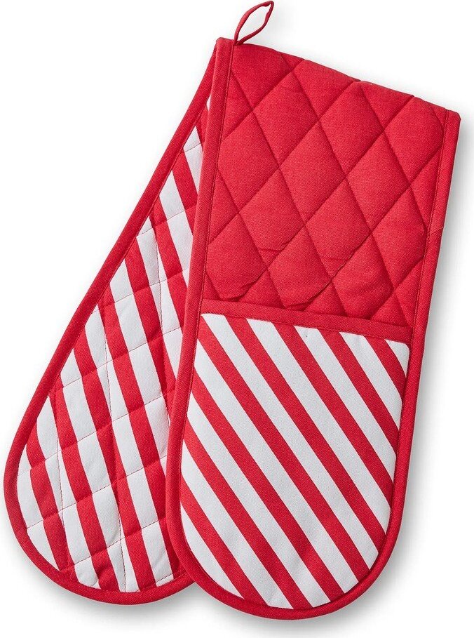 Bavlněná dvojitá kuchyňská chňapka Candy Cane – Catherine Lansfield