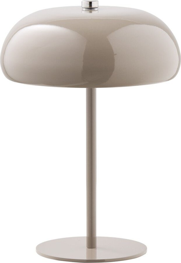 Taupe kovová LED stolní lampa (výška 23 cm) Margate – House Nordic