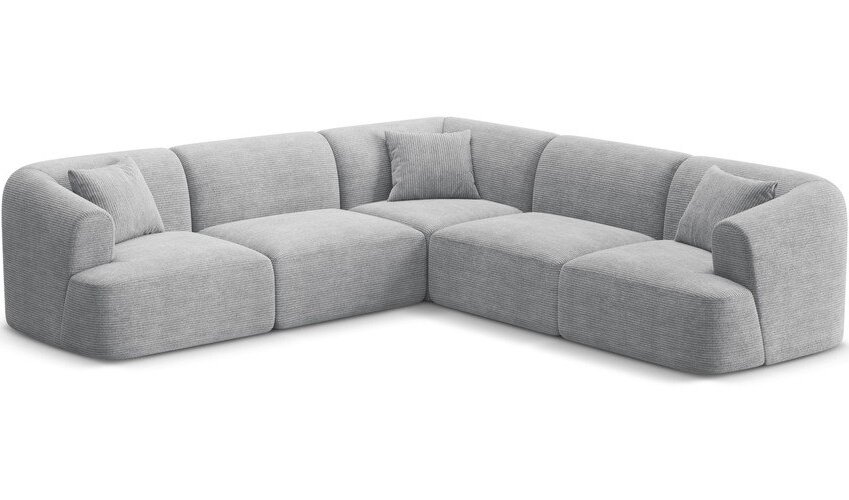 Manšestrová rohová pohovka Campi – Cosmopolitan Design