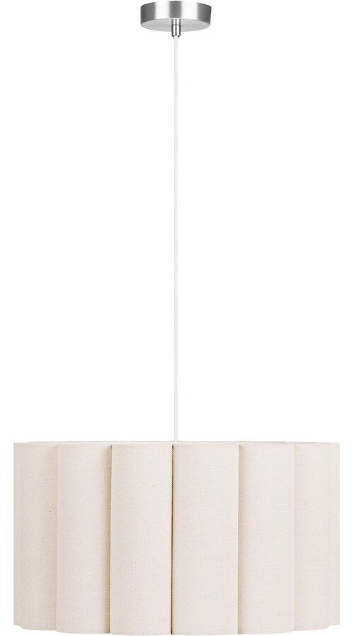 Béžové lněné závěsné svítidlo ø 45 cm Watton – House Nordic