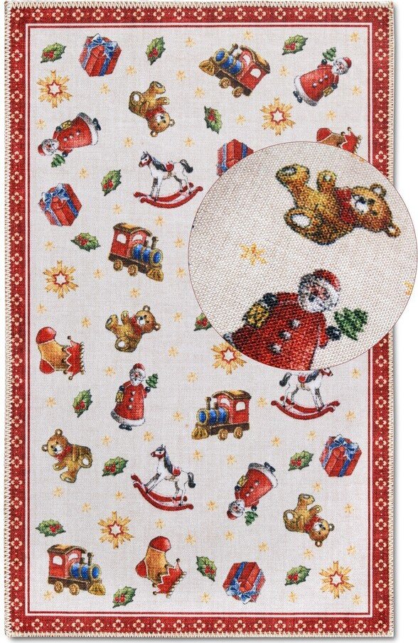 Červený koberec s vánočním motivem 50x80 cm Red Christmas – Villeroy&Boch