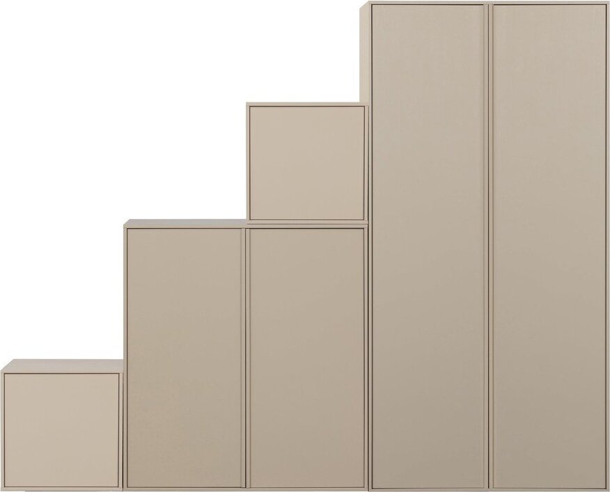 Krémová modulární skříň z borovicového dřeva 250x200 cm Daily – vtwonen