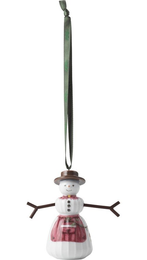 Porcelánová ručně malovaná vánoční ozdoba ø 4,5 cm Hammershøi Snowwife – Kähler Design