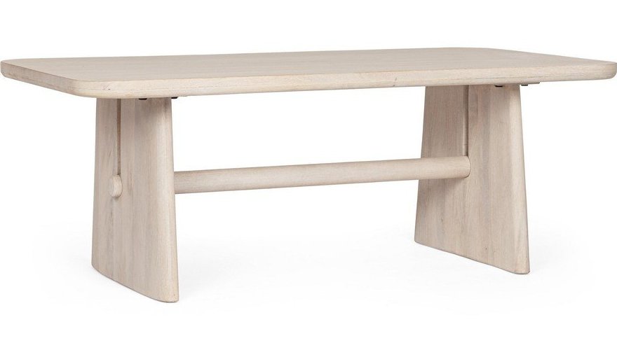 Konferenční stolek z mangového dřeva ve světle přírodní barvě 60x110 cm Elisheva – Bizzotto