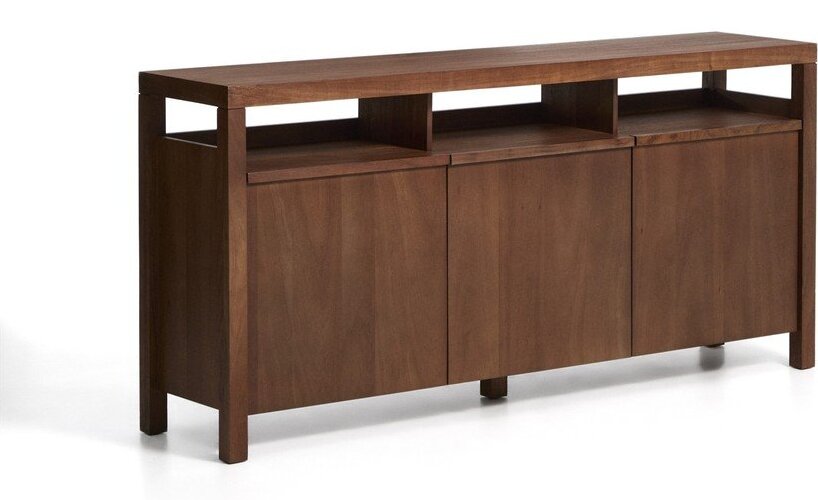 Komoda v dekoru akácie v tmavě přírodní barvě 180x85x40 cm Norani – Kave Home