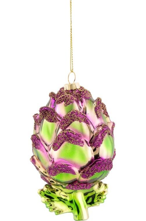 Skleněná vánoční ozdoba 7 cm Artichoke – Sass & Belle