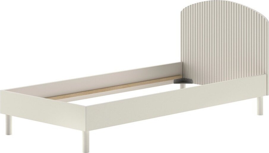 Dětská postel z MDF bez roštu 90x200 cm v cihlové barvě Lux – Vipack