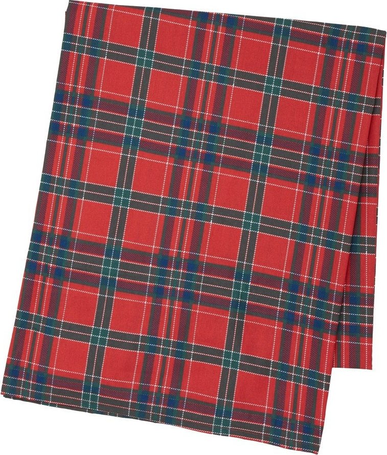 Bavlněný ubrus s vánočním motivem 178x137 cm Christmas Tartan Check – Catherine Lansfield
