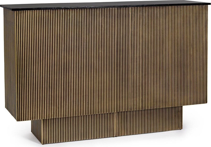 Kuchyňský ostrůvek s deskou z mangového dřeva 40x160 cm Virat – Bizzotto