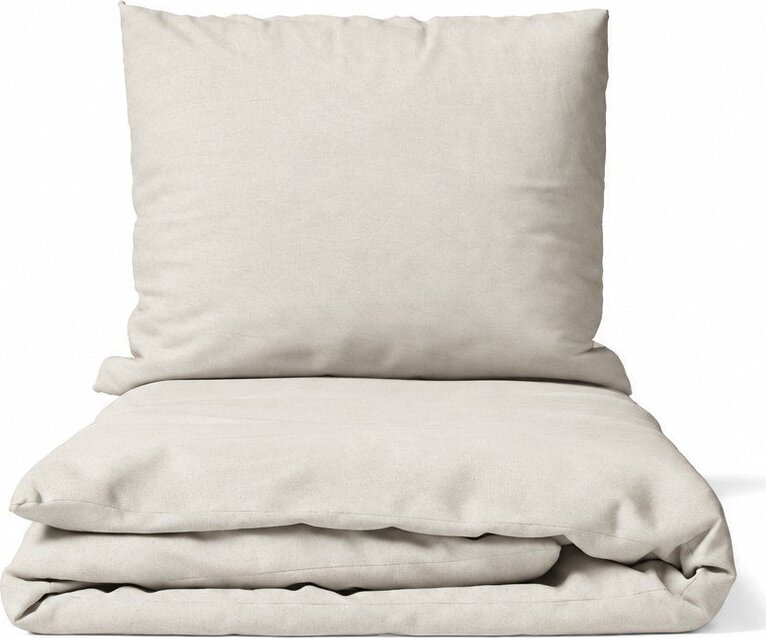 3dílné povlečení na dvoulůžko z bavlny Renforcé v přírodní barvě 200x200 cm Cotton – Bonami Essentials