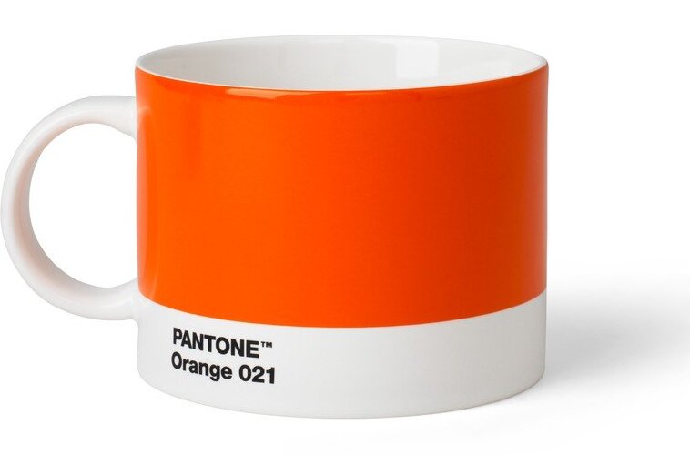Oranžový porcelánový hrnek 475 ml Orange 021 – Pantone