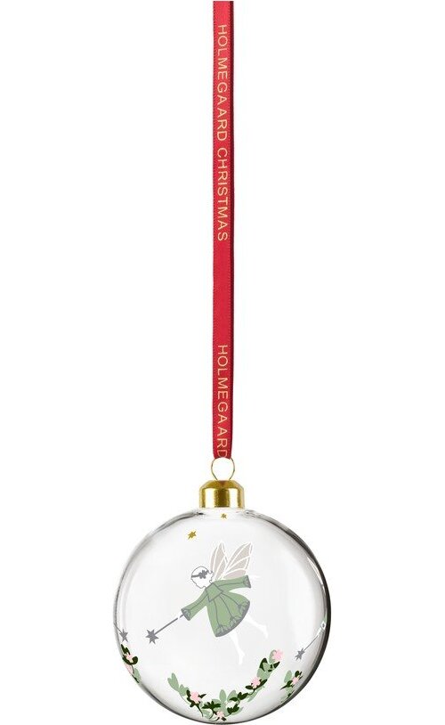 Skleněná ručně foukaná vánoční ozdoba ø 8 cm Christmas – Holmegaard
