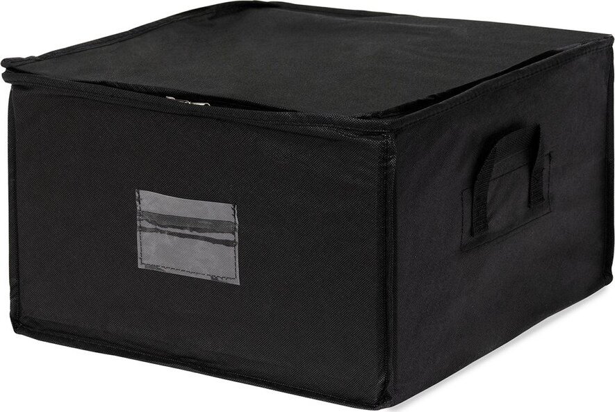 Černý úložný box se zapínáním na zip Compactor Compress Pack, 125 l