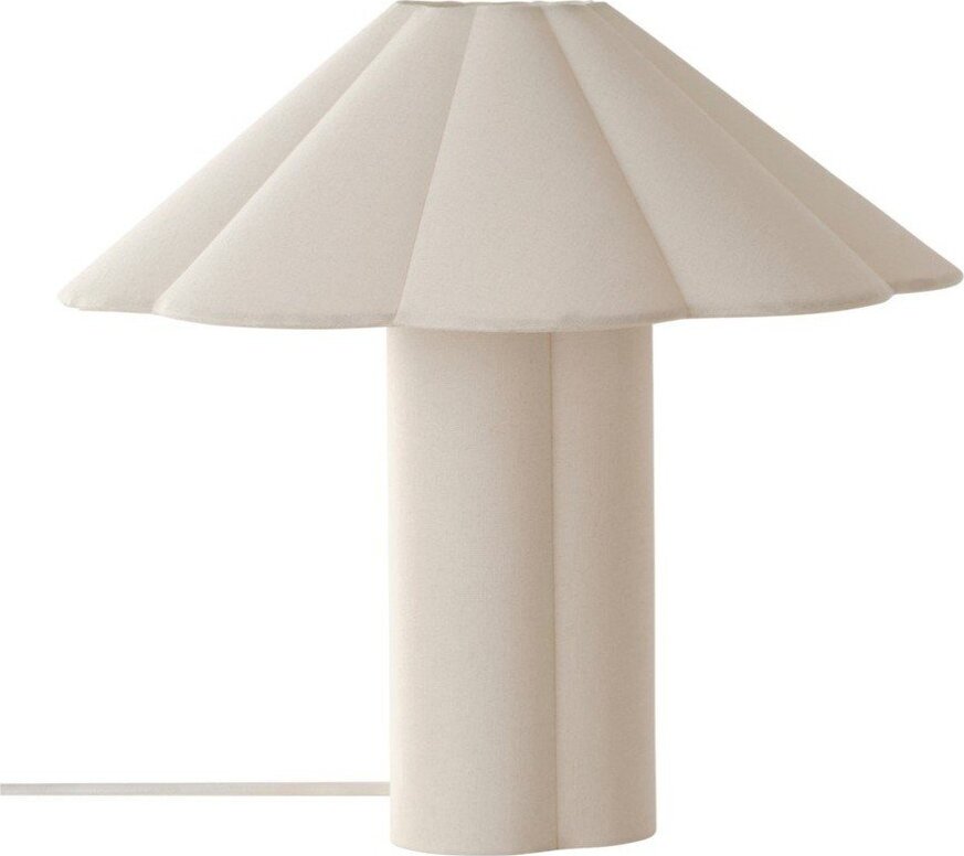 Krémová lněná stolní lampa (výška 38 cm) Gerd – Jotex