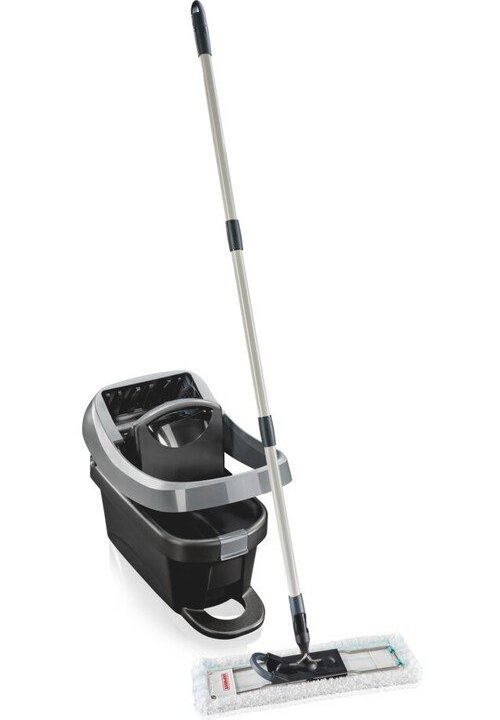 Rotační mop s kbelíkem Profi XL Mobile Black – LEIFHEIT