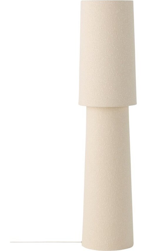 Krémová stojací lampa z materiálu bouclé (výška 119 cm) Philo – Ellos Home