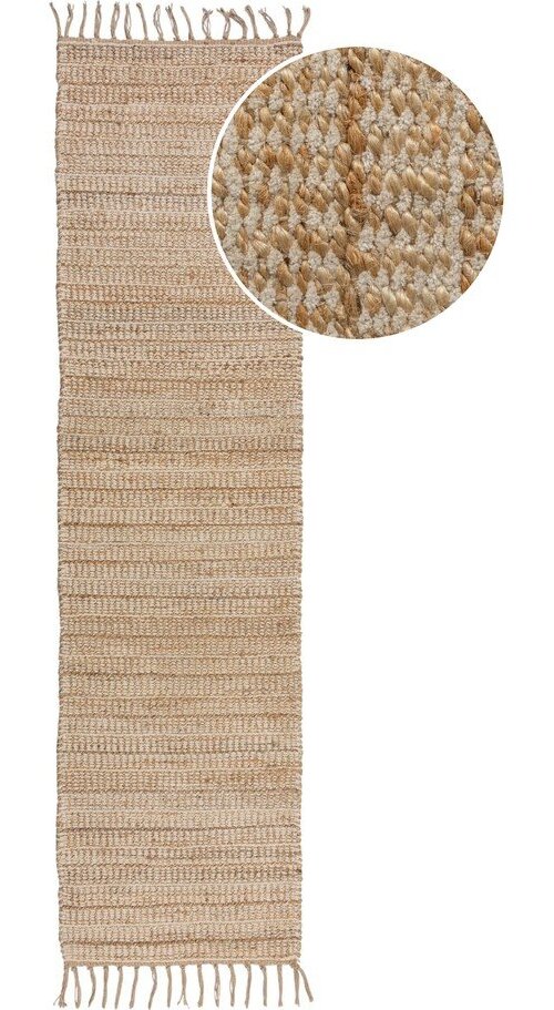 Koberec běhoun v přírodní barvě 60x230 cm Levi – Flair Rugs