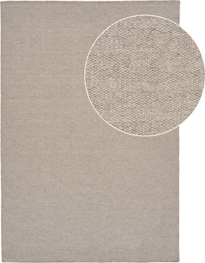 Taupe koberec s příměsí vlny Nila – House Nordic