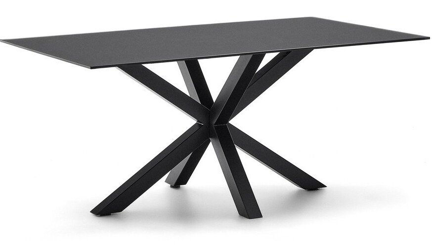 Jídelní stůl se skleněnou deskou Argo – Kave Home