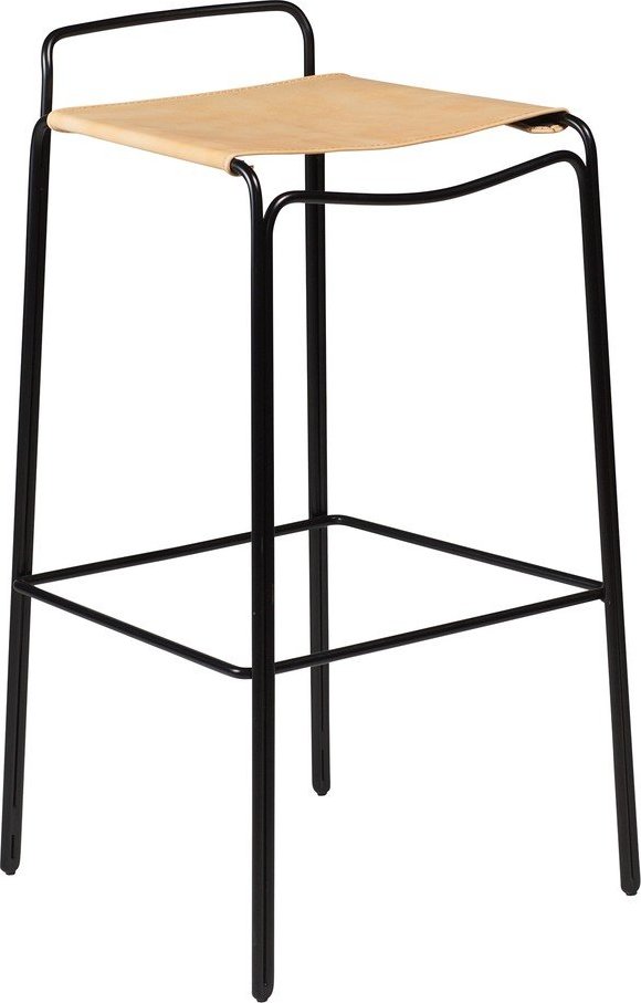 Hnědá barová stolička (výška sedáku 77 cm) Paz – DAN-FORM Denmark