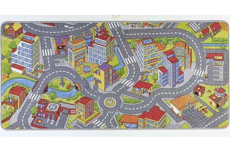 Dětský koberec Hanse Home Smart City, 90 x 200 cm