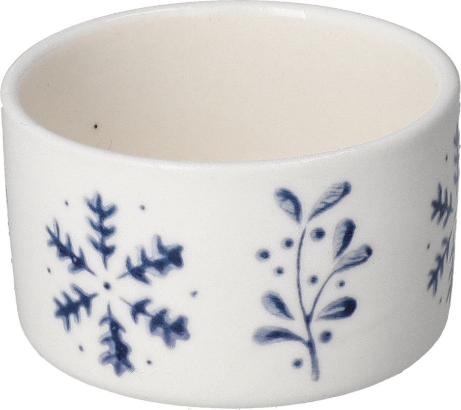 Porcelánový svícen s vánočním motivem – Dakls