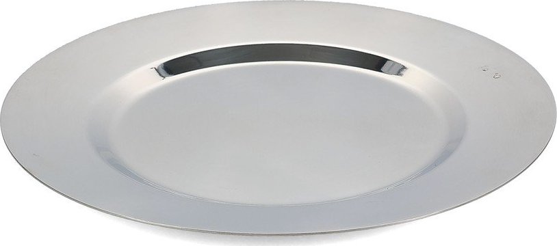Servírovací nerezový talíř ve stříbrné barvě ø 30 cm Oryn – S|P Collection