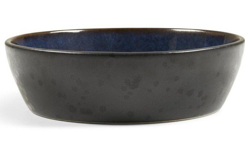 Černá/modrá miska na polévku z kameniny 850 ml Gastro Dark Blue/Black – Bitz