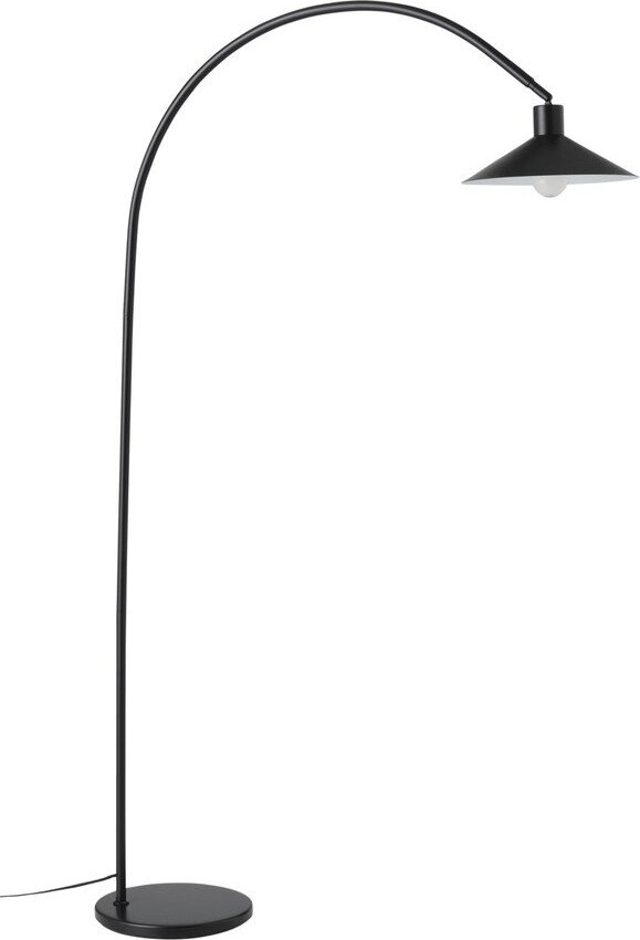Černá kovová stojací lampa s ohybatelnou konstrukcí (výška 169 cm) Louisiana – Ellos Home