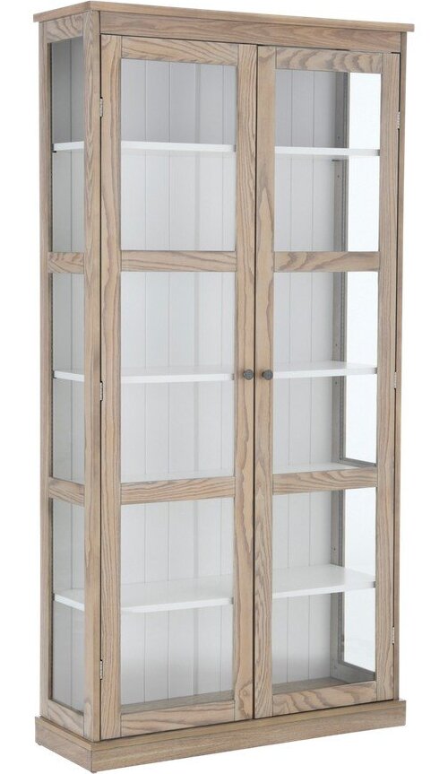 Vitrína z MDF ve světle přírodní barvě 96x193x34 cm Wilma – Ellos Home