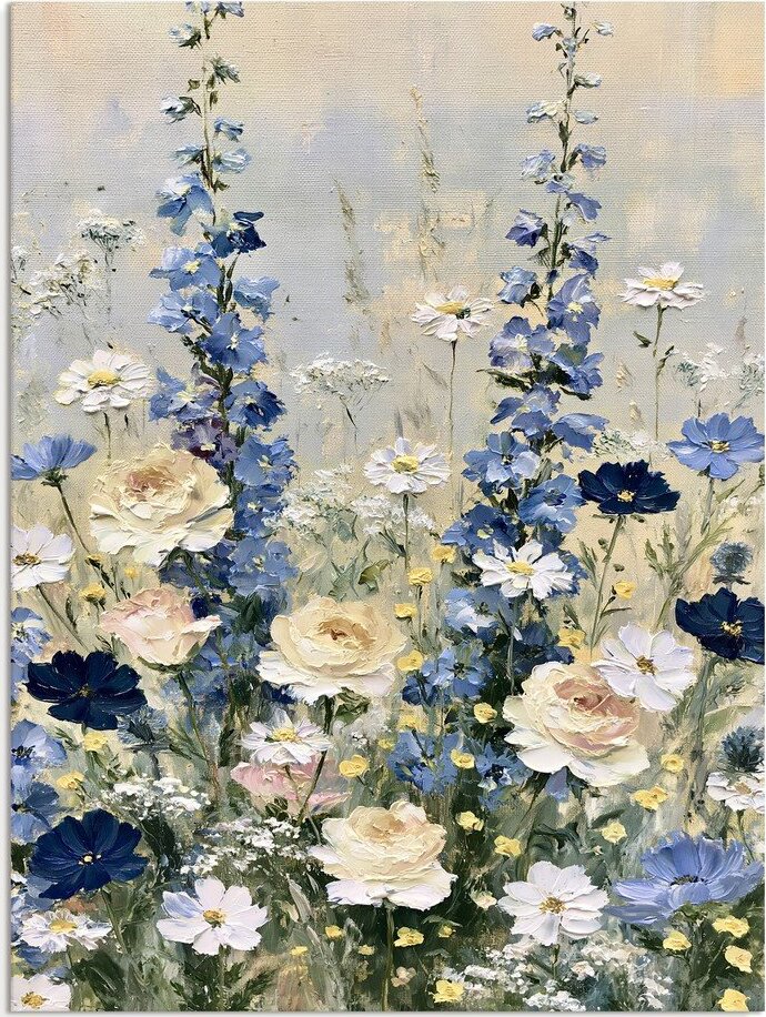Tištěný obraz na plátně 60x80 cm Blue Meadow – Styler — fotka 1